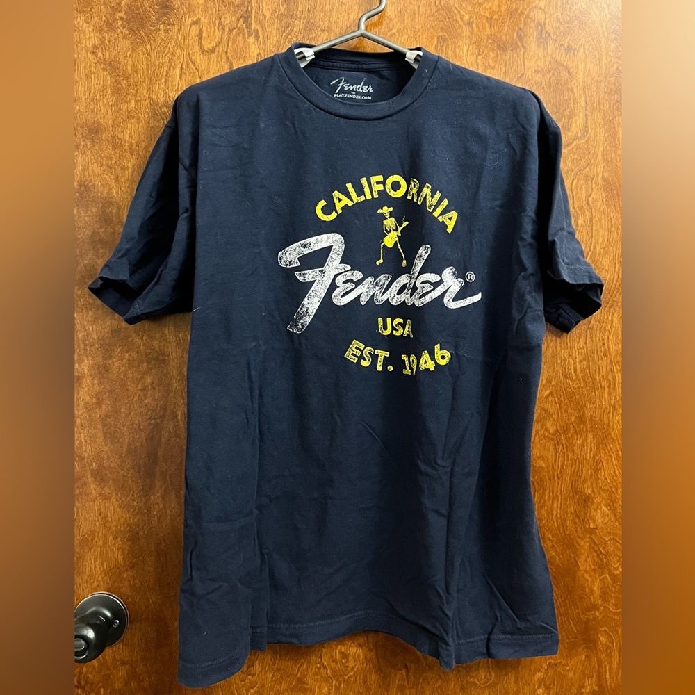 Fender blue tee